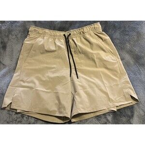 Medium Nike Men’s Unlimited Dri-FIT 2-in-1 Versatile Shorts Khaki DV9334-247